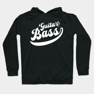 Bass Guitar // White Hoodie